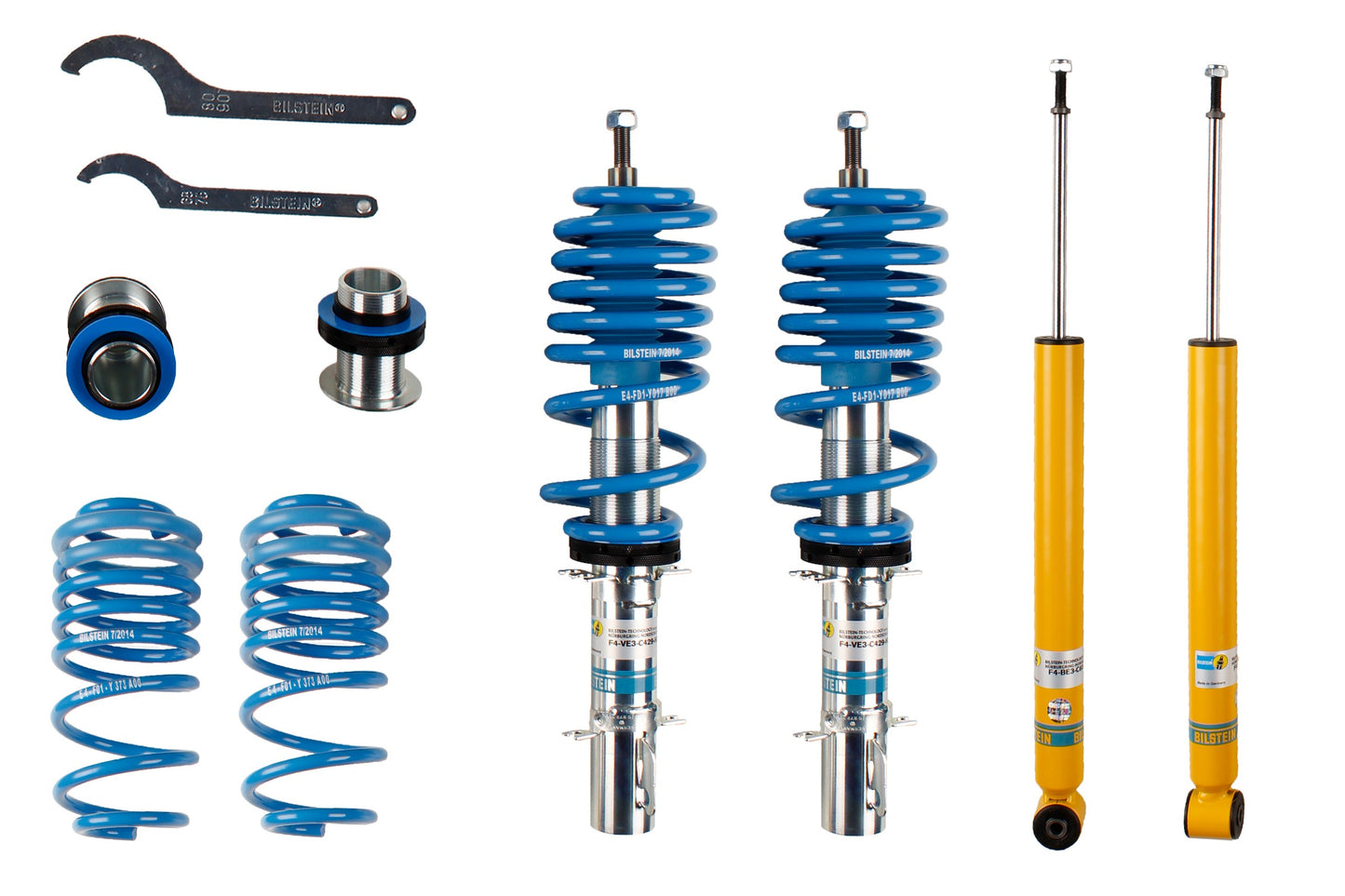 Bilstein B14 Height Adjustable Kit (47-124851) - VW Golf 4 Audi A3 8L 2WD,B14