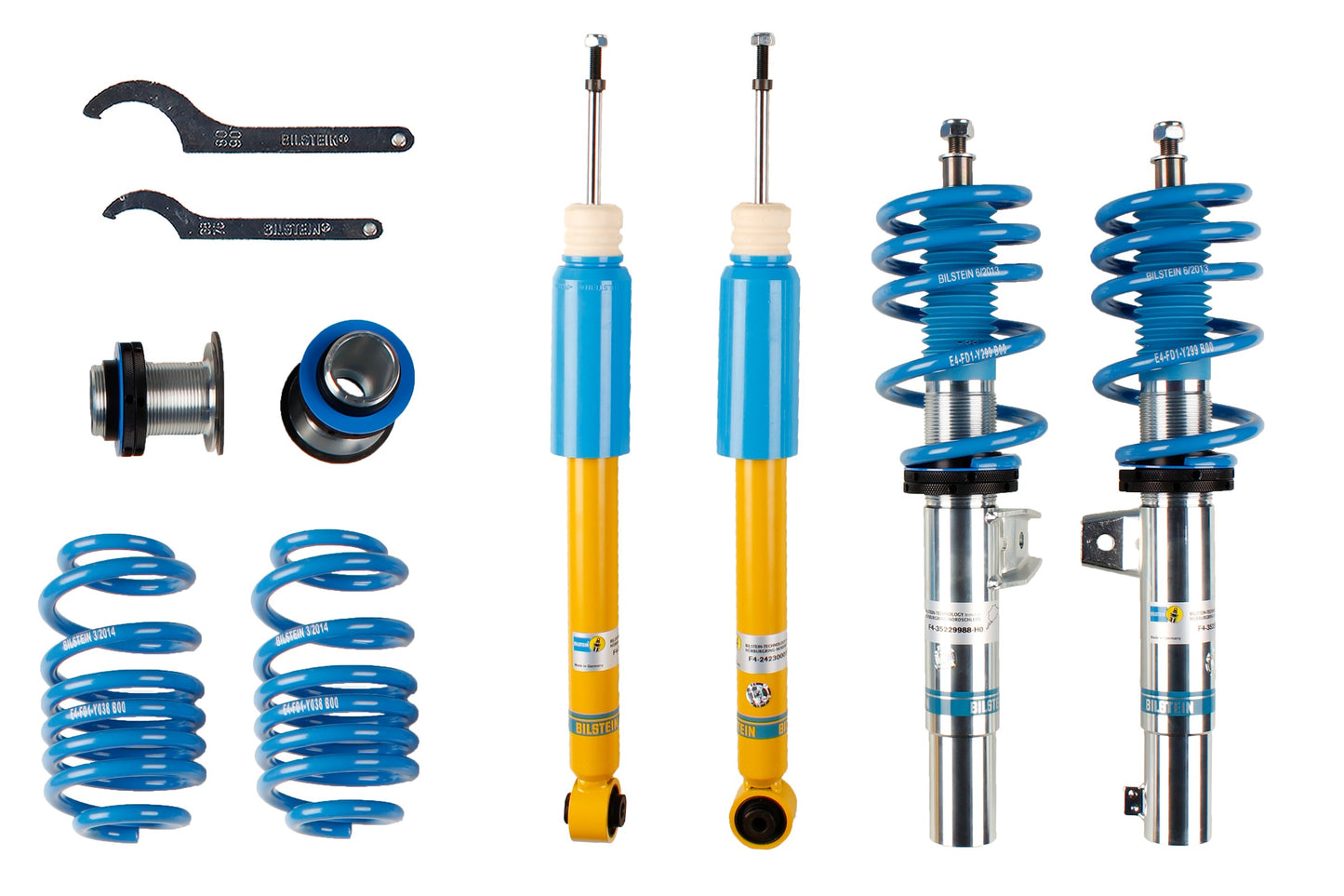 Bilstein B14 Height Adjustable Kit (47-229945) - Audi A3 8V Golf 7 50mm Starrachse4