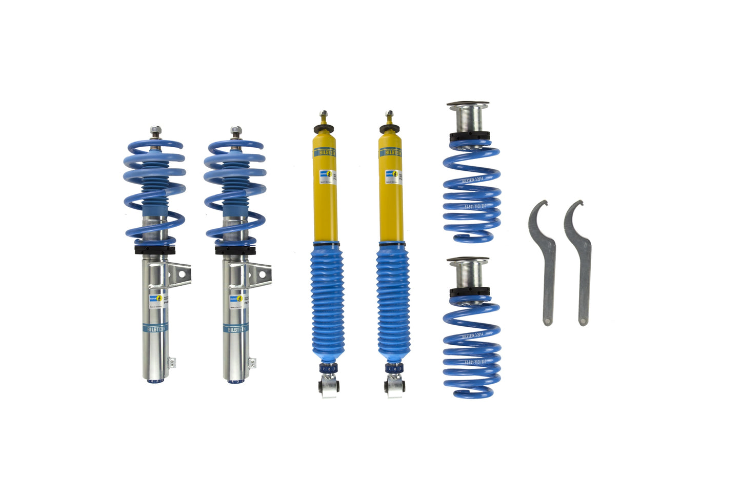 Bilstein B16 Height & Damping Adjustable Kit (48-230049) - Audi A3 8V Golf 7 55mm Starrachse,B16